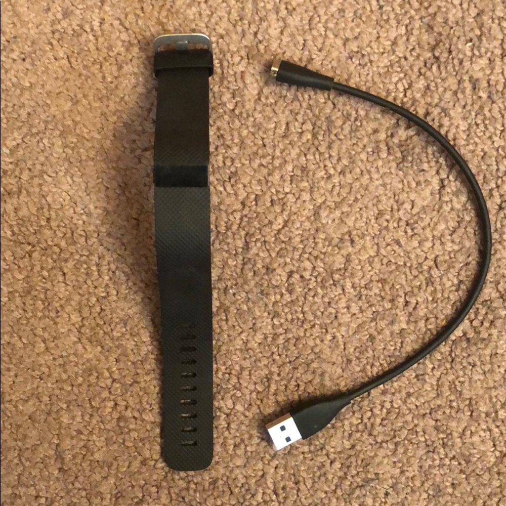 Fit Bit HR wristband - Black size Small.